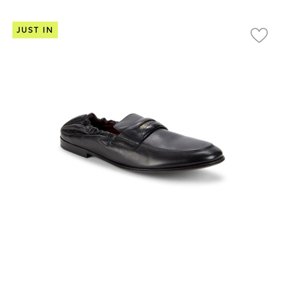 BRAND NEW IN BOX Dolce & Gabbana Mens Penny Loafers Black Size US 8